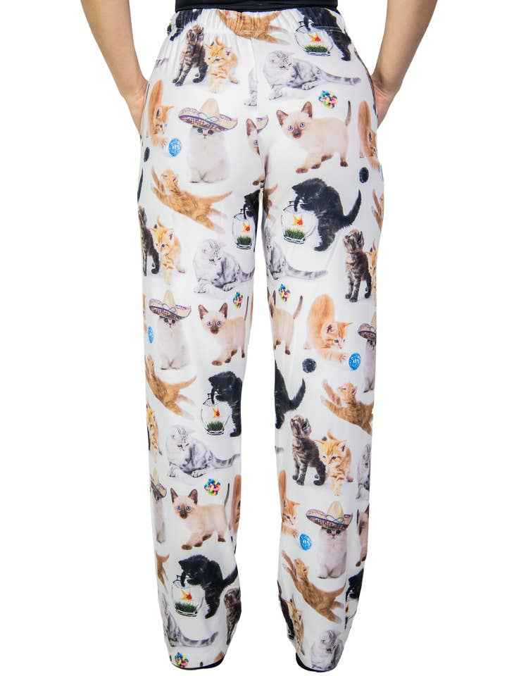 Cat Lounge Pants Life Is Better with a Cat - Brief Insanity