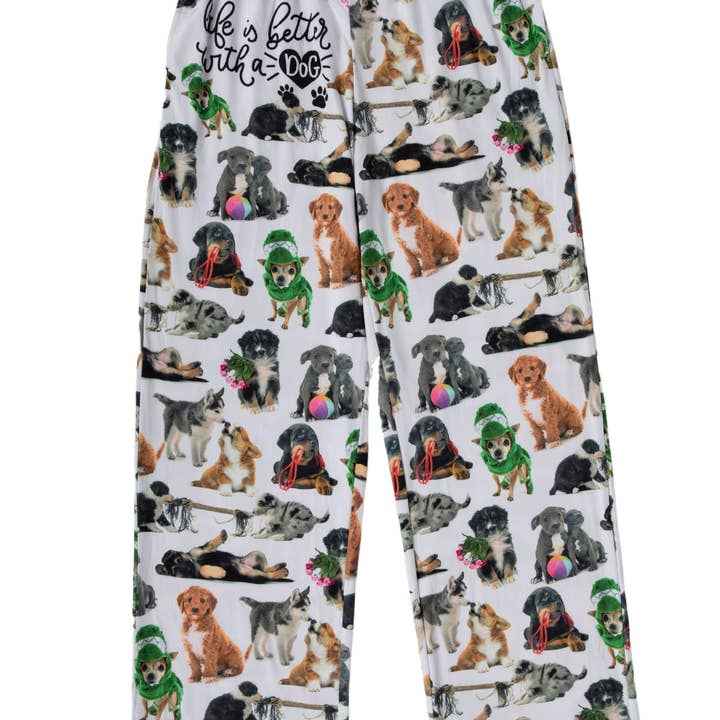 Dog Lover Lounge Pants, Life Is Better – Brief Insanity