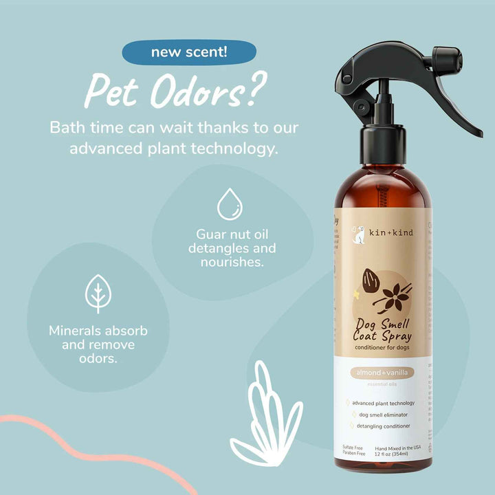 Dog Smell Coat Spray (almond+vanilla)