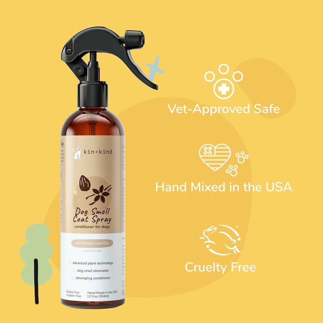 Dog Smell Coat Spray (almond+vanilla)