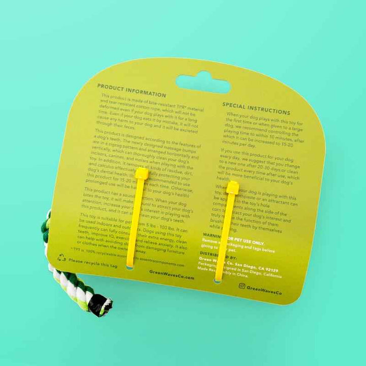 Corn-Shaped Dental Chew Toy - Yellow