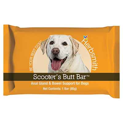 Scooter's Butt Bar - Anal Gland and Bowel Support for Dogs and Cats