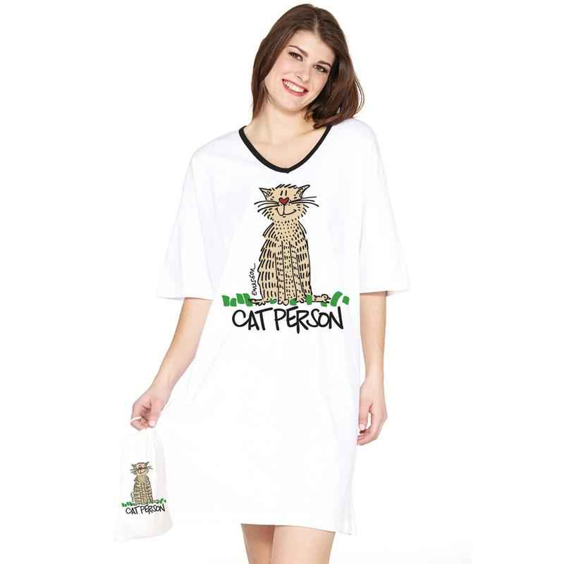 Cat Person, Nightshirt in a Bag