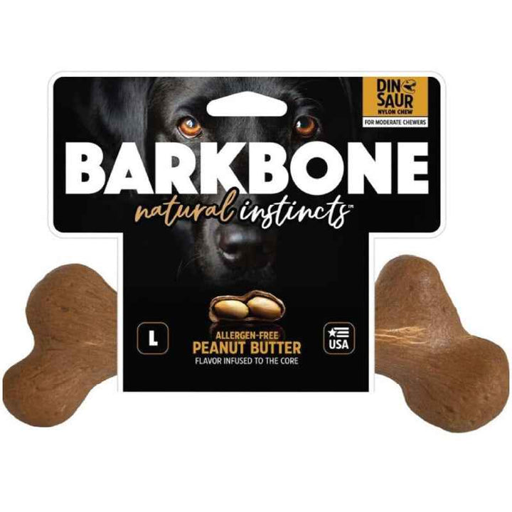 BarkBone Natural Instincts Peanut Butter Nylon Dog Chew