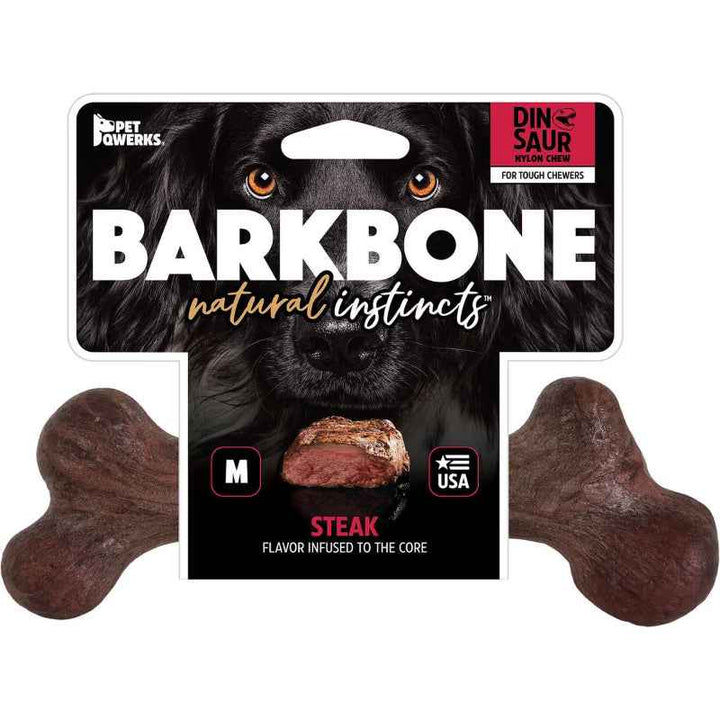 BarkBone Natural Instincts Dinosaur Steak Dog Chews