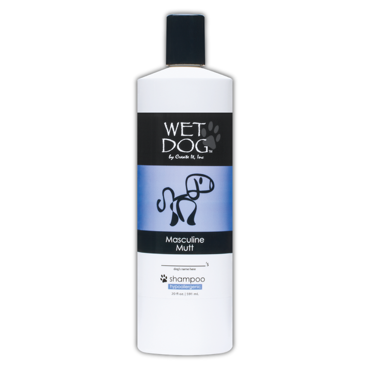 Masculine Mutt Calming Dog Shampoo - Wet Dog