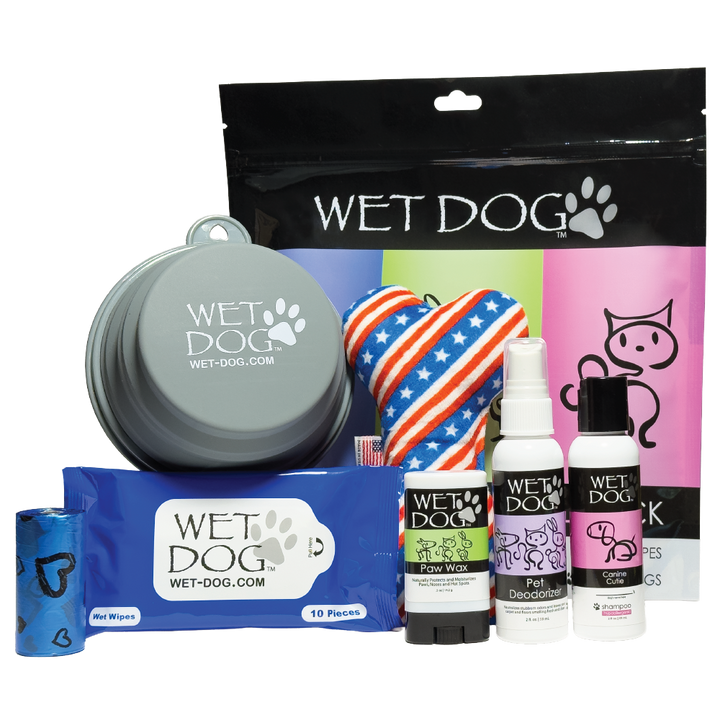Wet Dog Pet Essentials Travel Pack