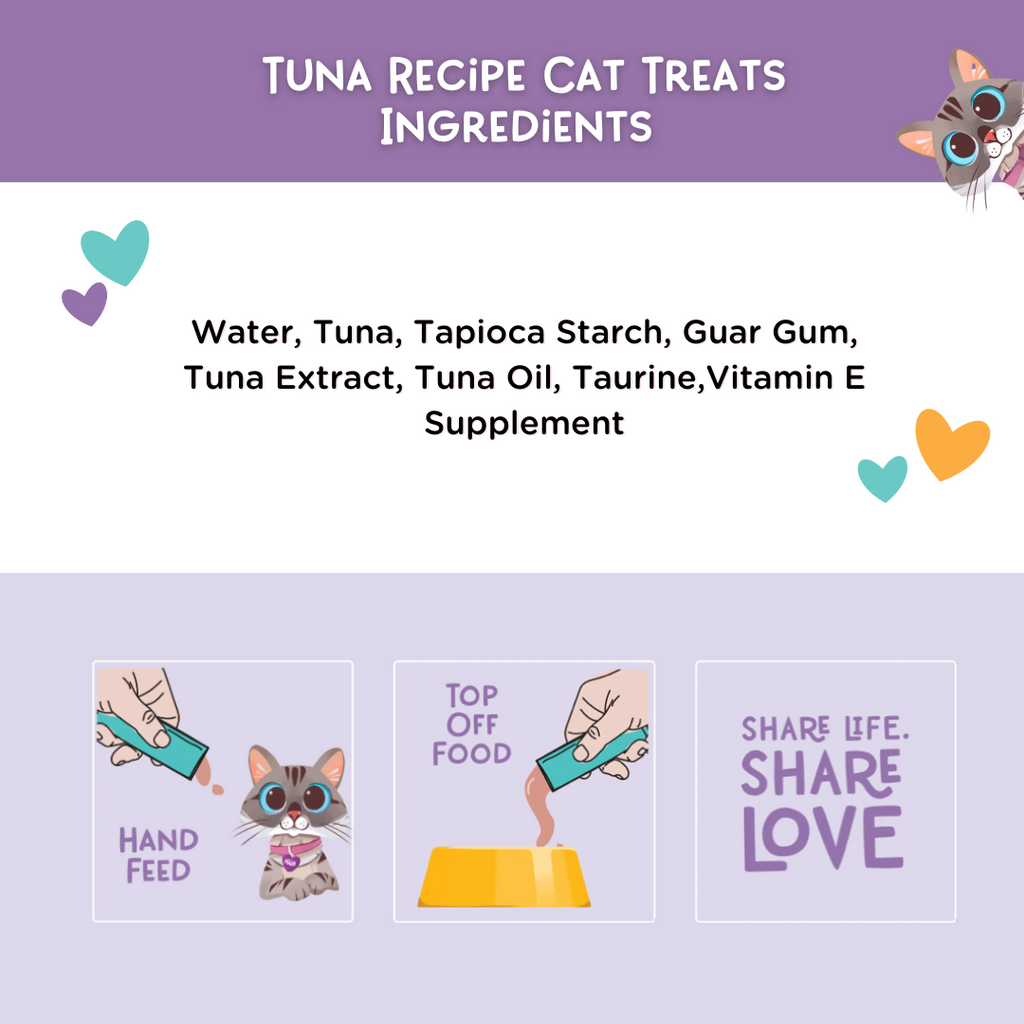 Tuna Cat Treats Mousse Recipe Pack of 4 by Love, Nala