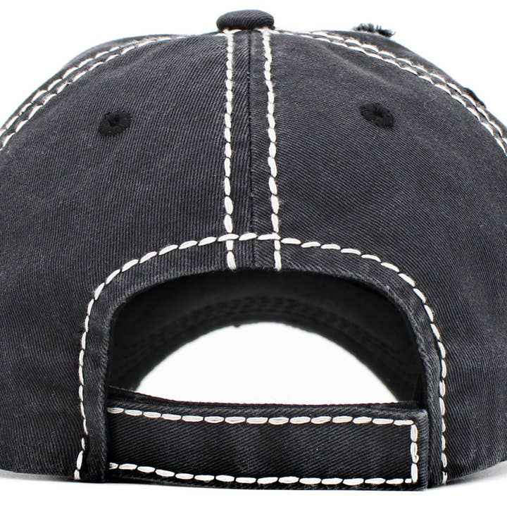 Peace Love Dogs Hat - Vintage Ballcap by Kbethos