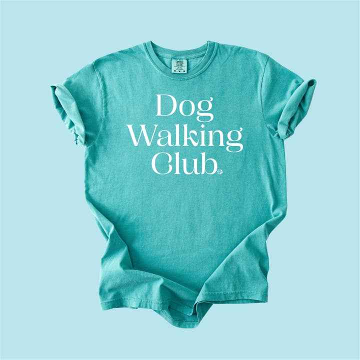 Dog Walking Club T-Shirt, Casual Tee | the Dapper Paw