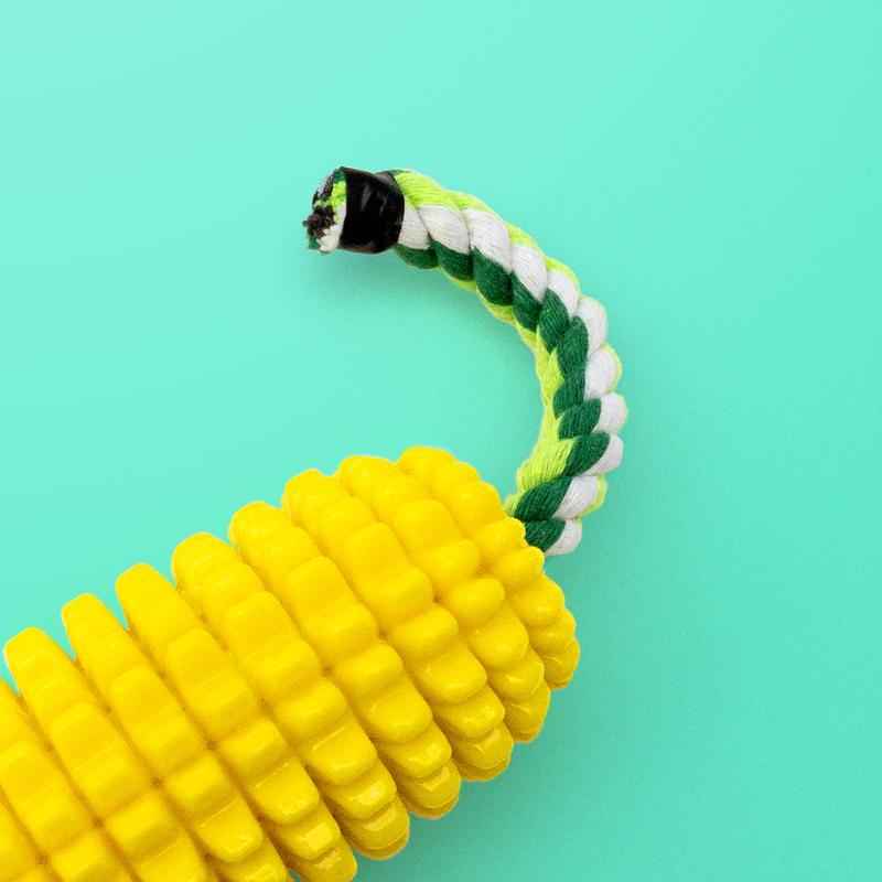 Corn-Shaped Dental Chew Toy - Yellow
