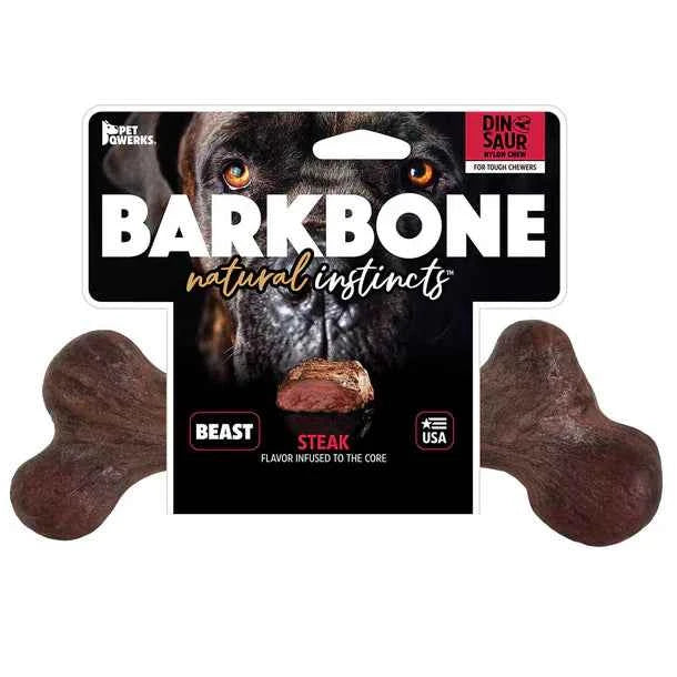 BarkBone Natural Instincts Dinosaur Steak Dog Chews