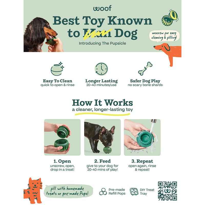 Pupsicle - Treat Dispensing Dog Toy