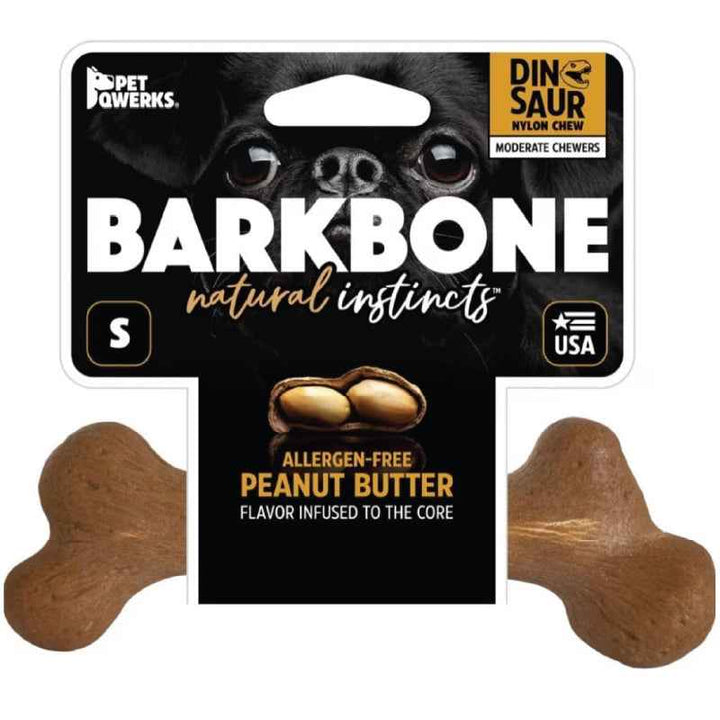 BarkBone Natural Instincts Peanut Butter Nylon Dog Chew