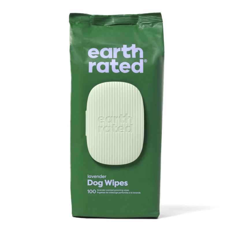Earth Rated Lavender Dog Grooming Wipes