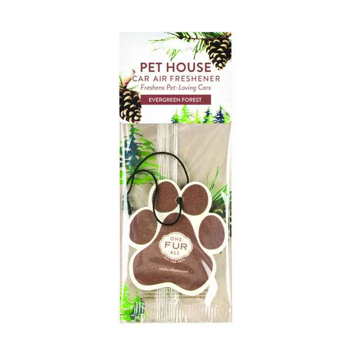 Evergreen Forest Car Air Freshener - by One Fur All